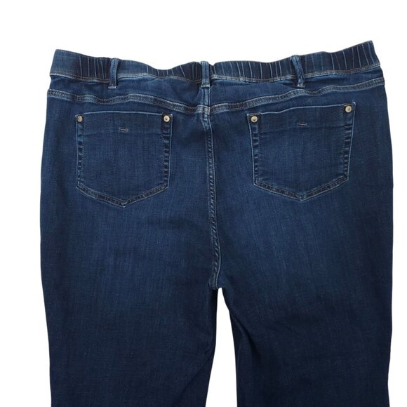 J Jill Authentic Fit Slim Ankle Jeans Womens 18 Stretch Waist Mid Rise Denim - Picture 11 of 15